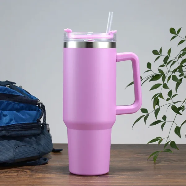 6pack US Warehouse 40oz  Stainless Steel  Double Wall Keep Cold For A Long Time With Handle  Wholesale Bluk Tumbler - Image 10
